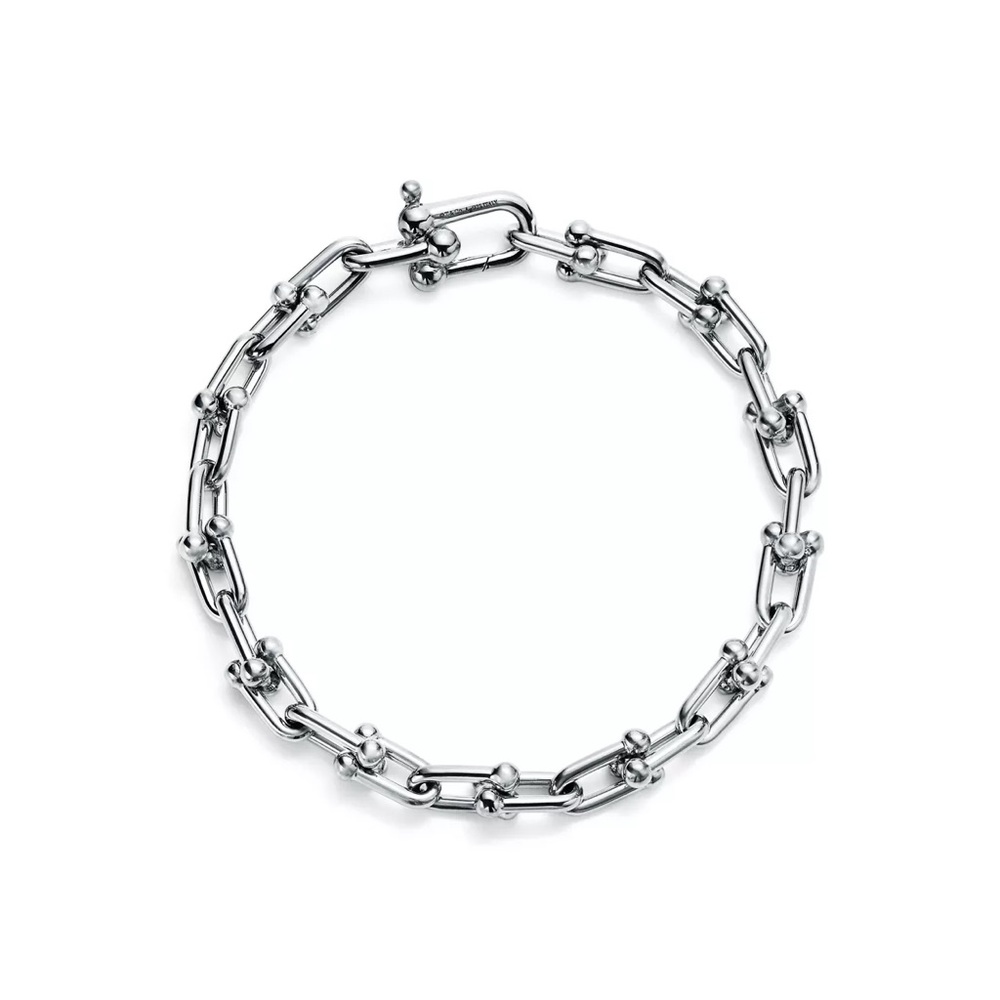 TIFFANY HARDWEAR Silver Chain Link Bracelet